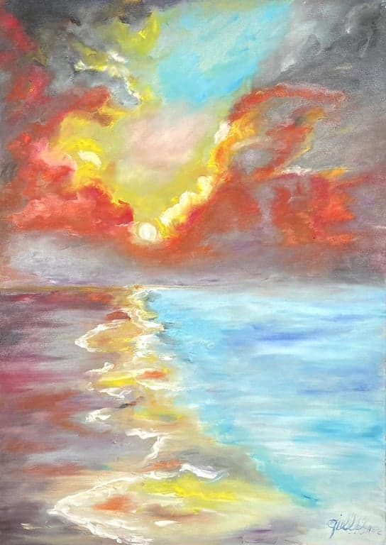 Ateşli Gün Batımı